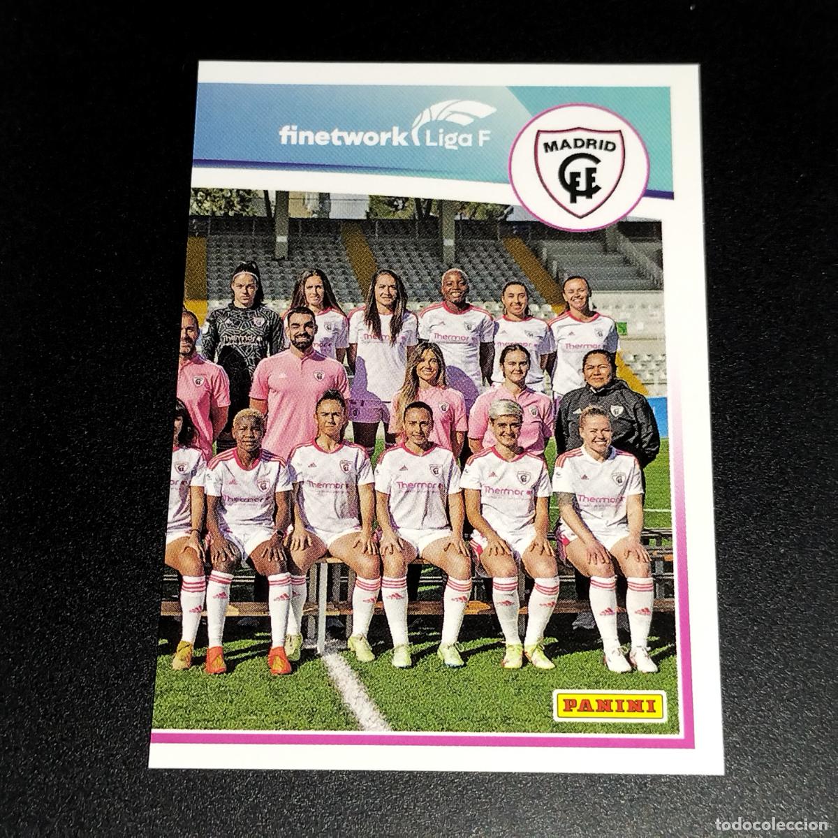 Cromos de f&uacute;tbol: N&ordm; 31 EQUIPO PLANTILLA CFF MADRID CROMOS FINETWORK LIGA F FEMENINA PANINI 2022 2023 22 23