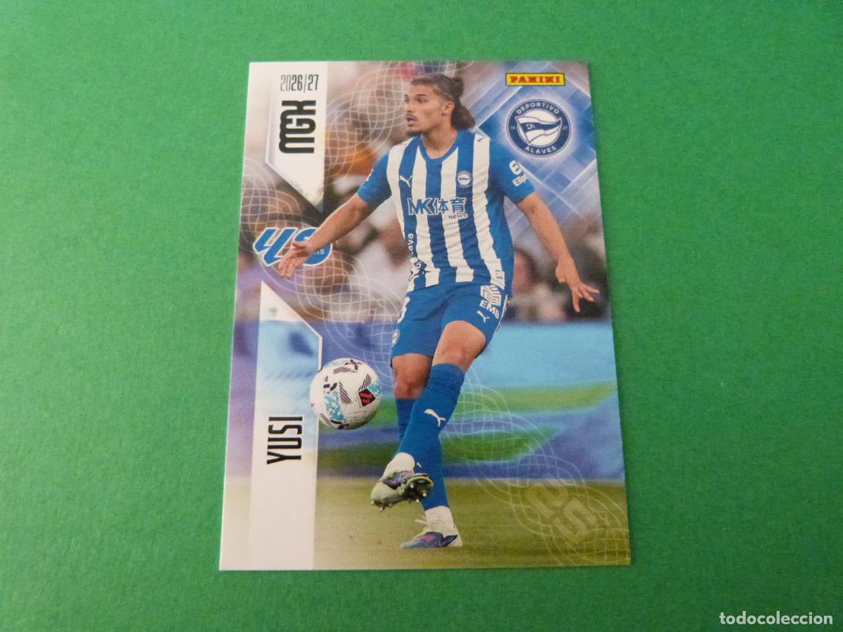 Cromos de f&uacute;tbol: TRADING CARD FUTBOL YUSI DEPORTIVO ALAVES N&ordm; 26 LIGA MEGACRACKS 2026-2027/26-27 PANINI