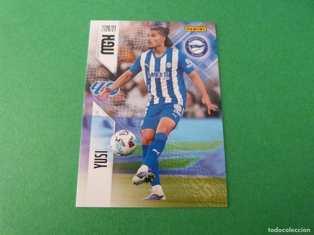 Cromos de f&uacute;tbol: TRADING CARD FUTBOL YUSI DEPORTIVO ALAVES N&ordm; 26 LIGA MEGACRACKS 2026-2027/26-27 PANINI
