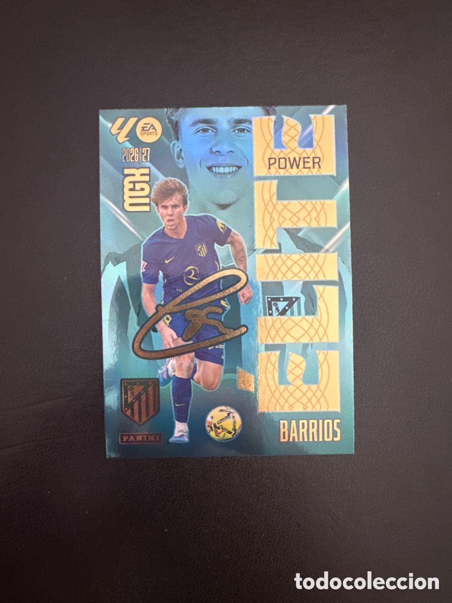Cromos de Futebol: BARRIOS ELITE POWER NUMERO 1P MEGACRACKS 2026 2027 PARALELA