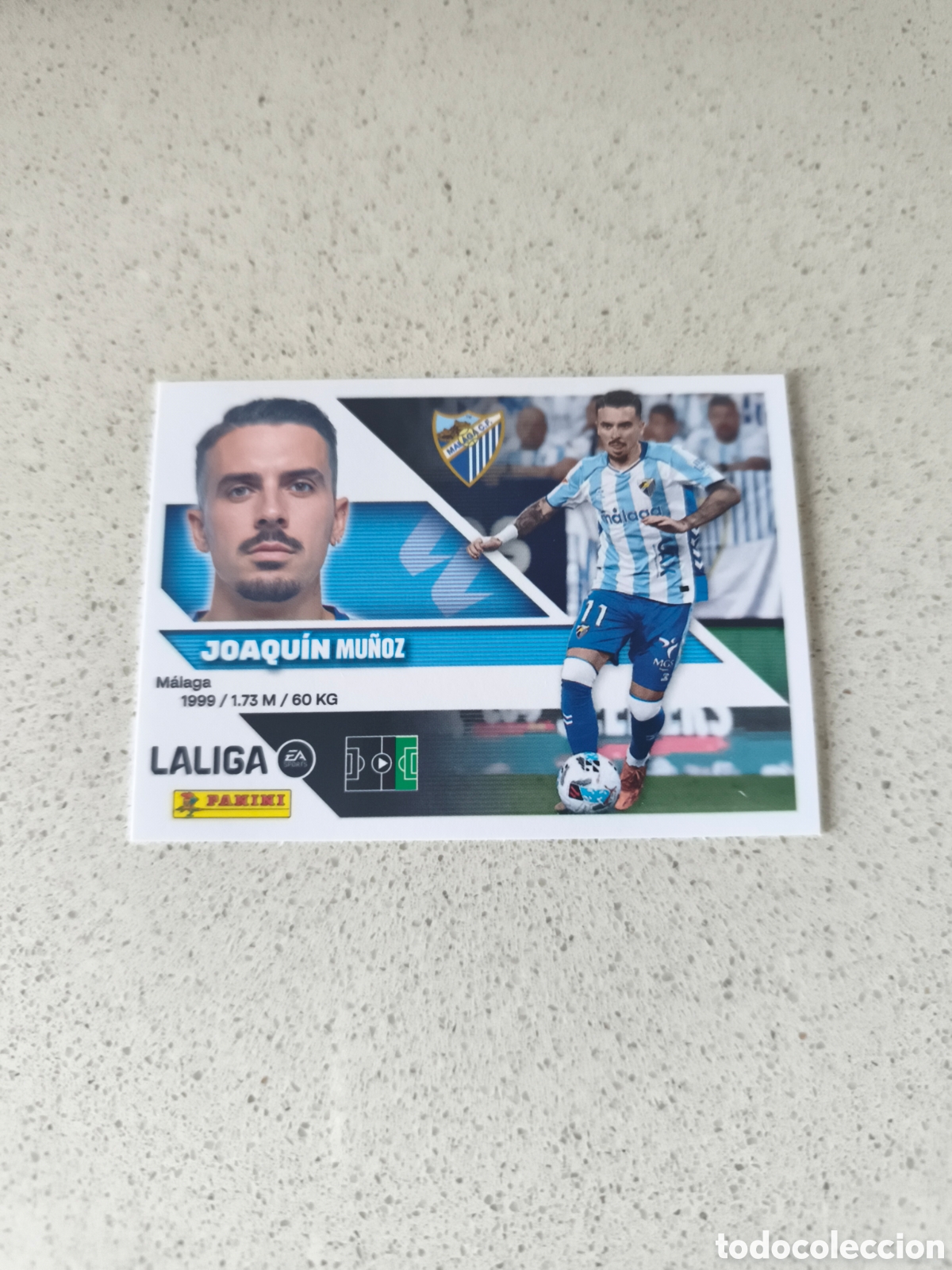 Cromos de Futebol: CROMO N&Uacute;MERO 19 JOAQUIN MALAGA. LIGA ESTE 26/27. PANINI.