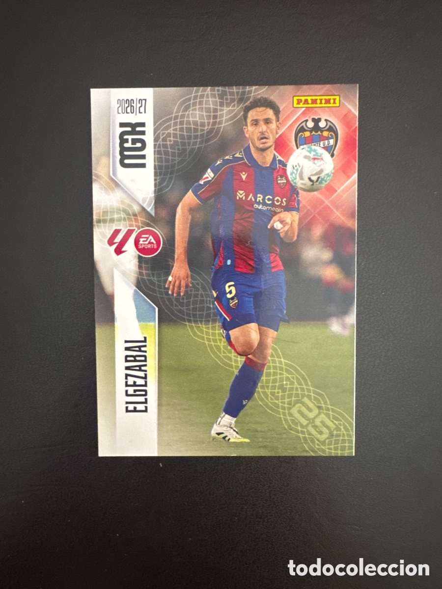 Football Stickers: ELGEZABAL LEVANTE N&Uacute;MERO 204 MEGACRACKS 2025 2026