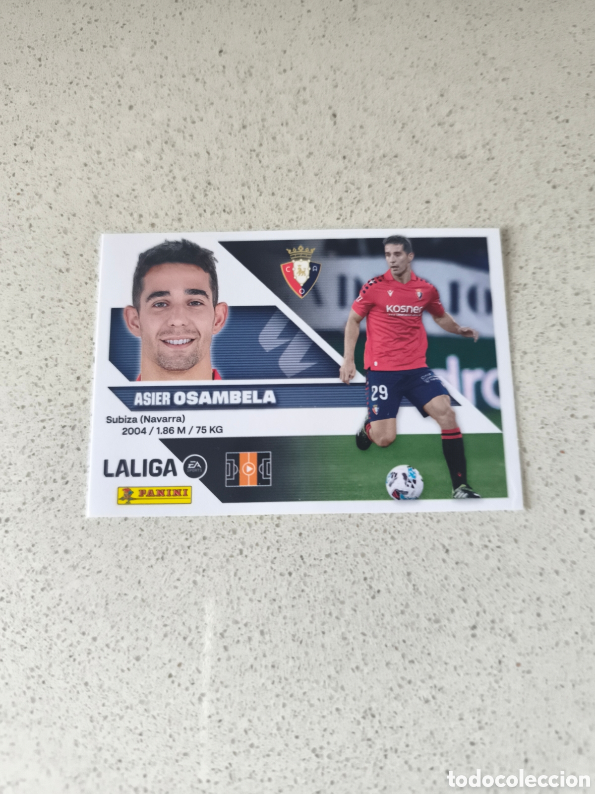 Football Stickers: CROMO N&Uacute;MERO 10 OSAMBELA OSASUNA. LIGA ESTE 26/27. PANINI.