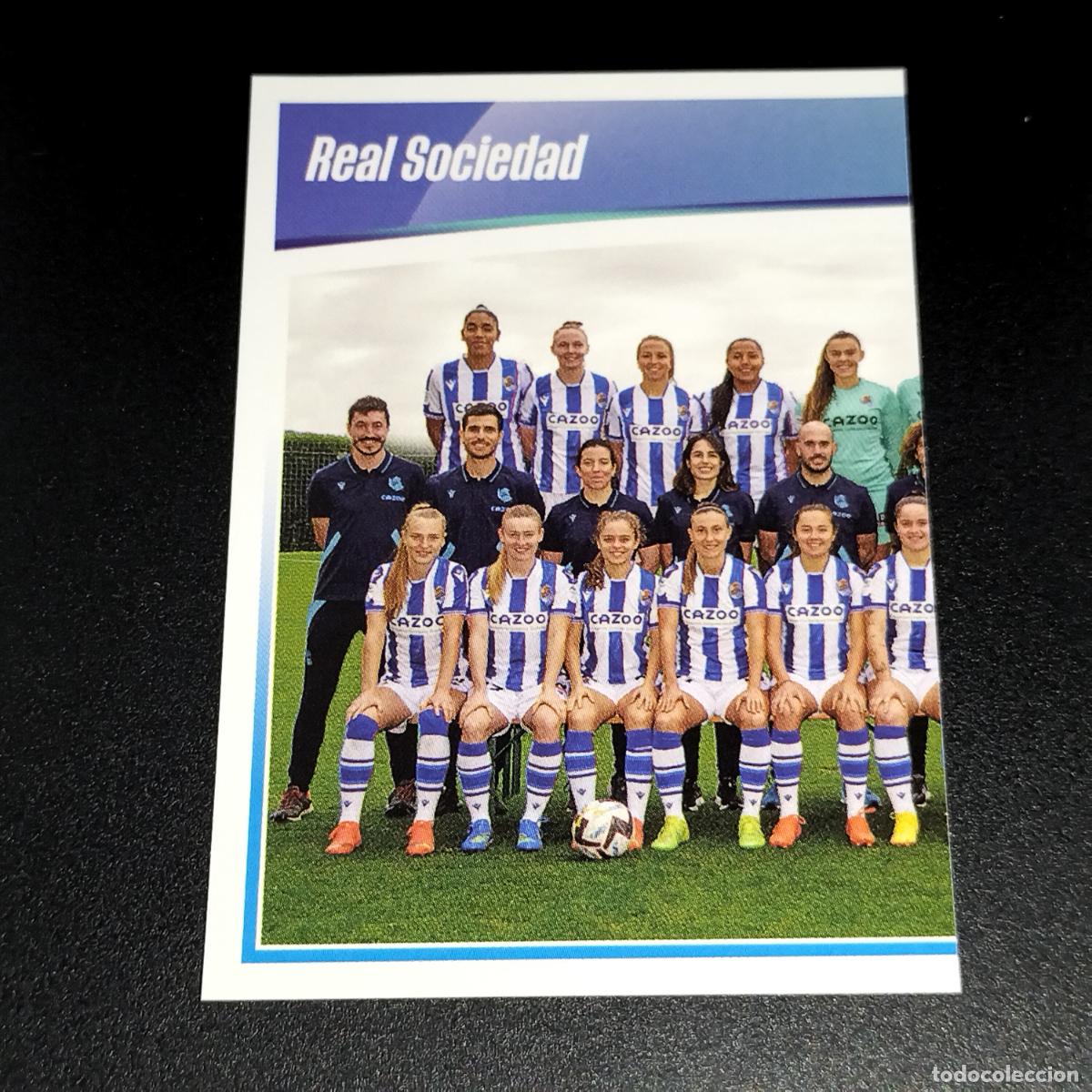 Football Stickers: N&ordm; 36 EQUIPO PLANTILLA REAL SOCIEDAD CROMOS FINETWORK LIGA F FEMENINA PANINI 2022 2023 22 23