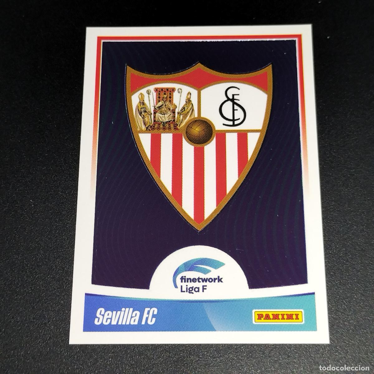 Football Stickers: N&ordm; 38 ESCUDO LOGO SEVILLA CROMOS FINETWORK LIGA F FEMENINA PANINI 2022 2023 22 23