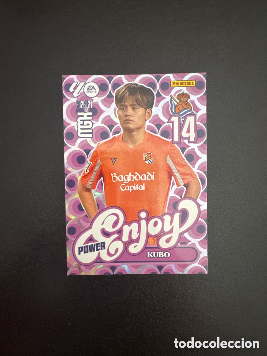 Cromos de f&uacute;tbol: KUBO ENJOY POWER NUMERO 384P MEGACRACKS 2026 2027