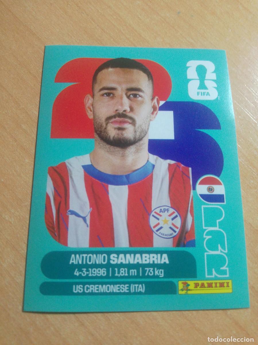 Cromos de f&uacute;tbol: PAR 20 SANABRIA PARAGUAY MUNDIAL FIFA WORLD CUP 2026 26 PANINI STICKERS NUEVO