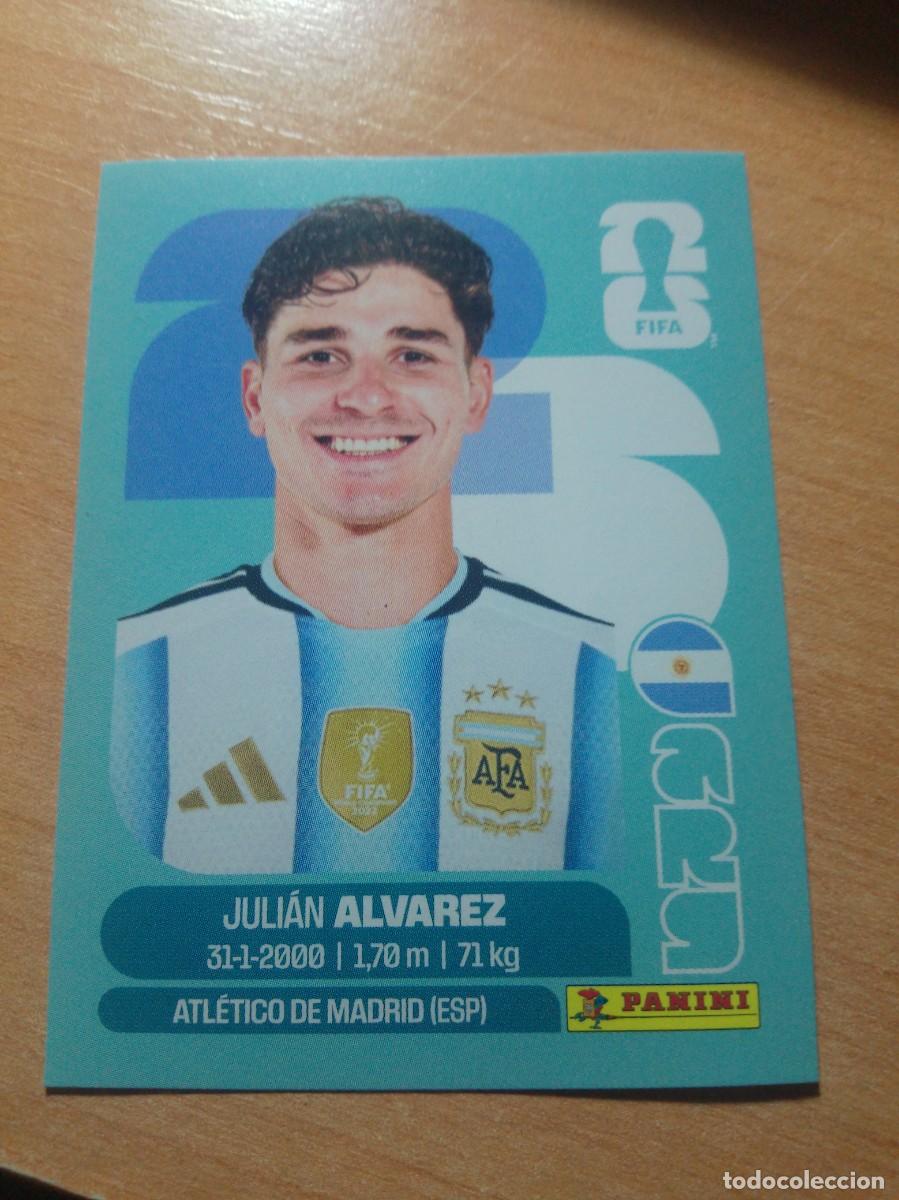 Cromos de f&uacute;tbol: JULIAN ALVAREZ ARG 19 ARGENTINA MUNDIAL FIFA WORLD CUP 2026 26 PANINI STICKERS NUEVO