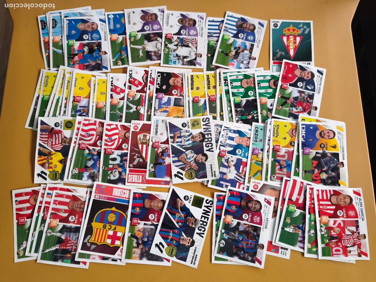 Fu&szlig;ball-Sticker: liga 2023 24, contiene 79 cromos