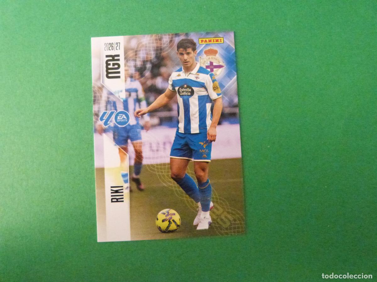 Cromos de f&uacute;tbol: TRADING CARD FUTBOL RIKI DEPORTIVO LA CORU&Ntilde;A N&ordm; 137 LIGA MEGACRACKS 2026-2027/26-27 PANINI