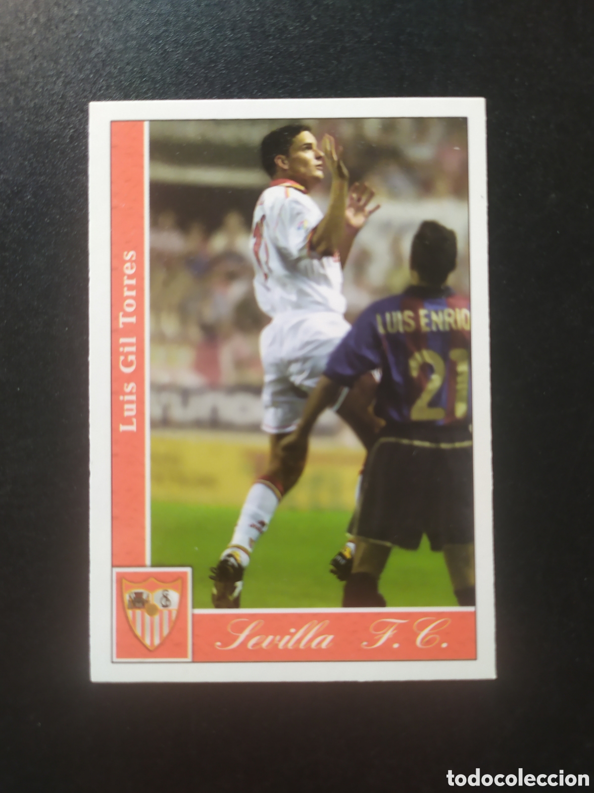 Fu&szlig;ball-Sticker: Mundicromo fichas Liga 2001 2002 01 02 Luis Gil n&deg; 557 Sevilla