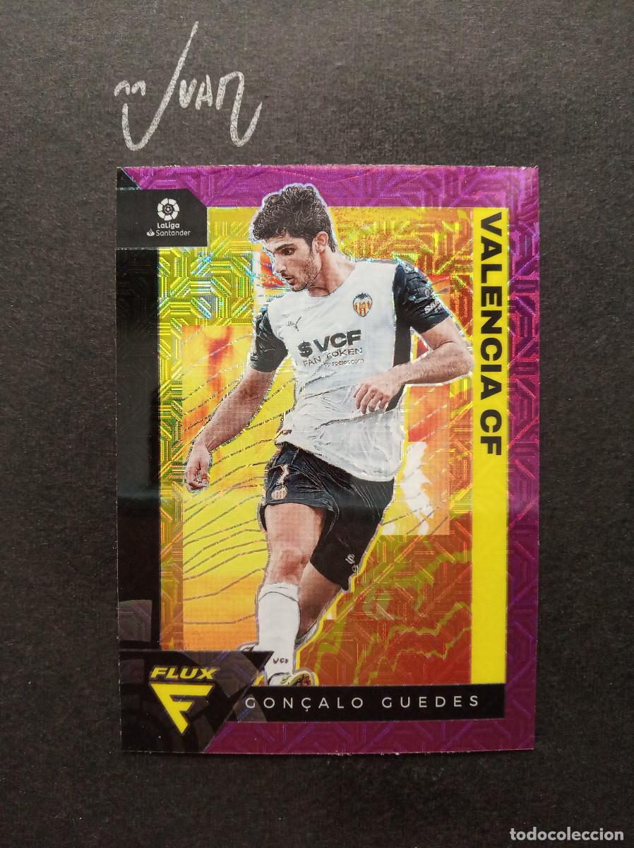 Fu&szlig;ball-Sticker: 291 PURPLE MOJO PRIZM GUEDES VALENCIA PORTUGAL ⚽ PANINI &reg; CHRONICLES FLUX LIGA 2021 2022 21 22 NUEVO