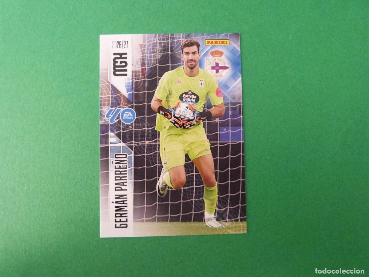 Cromos de Futebol: TRADING CARD FUTBOL GERMAN PARRE&Ntilde;O DEPORTIVO LA CORU&Ntilde;A N&ordm; 129 LIGA MEGACRACKS 2026-2027/26-27 PANINI