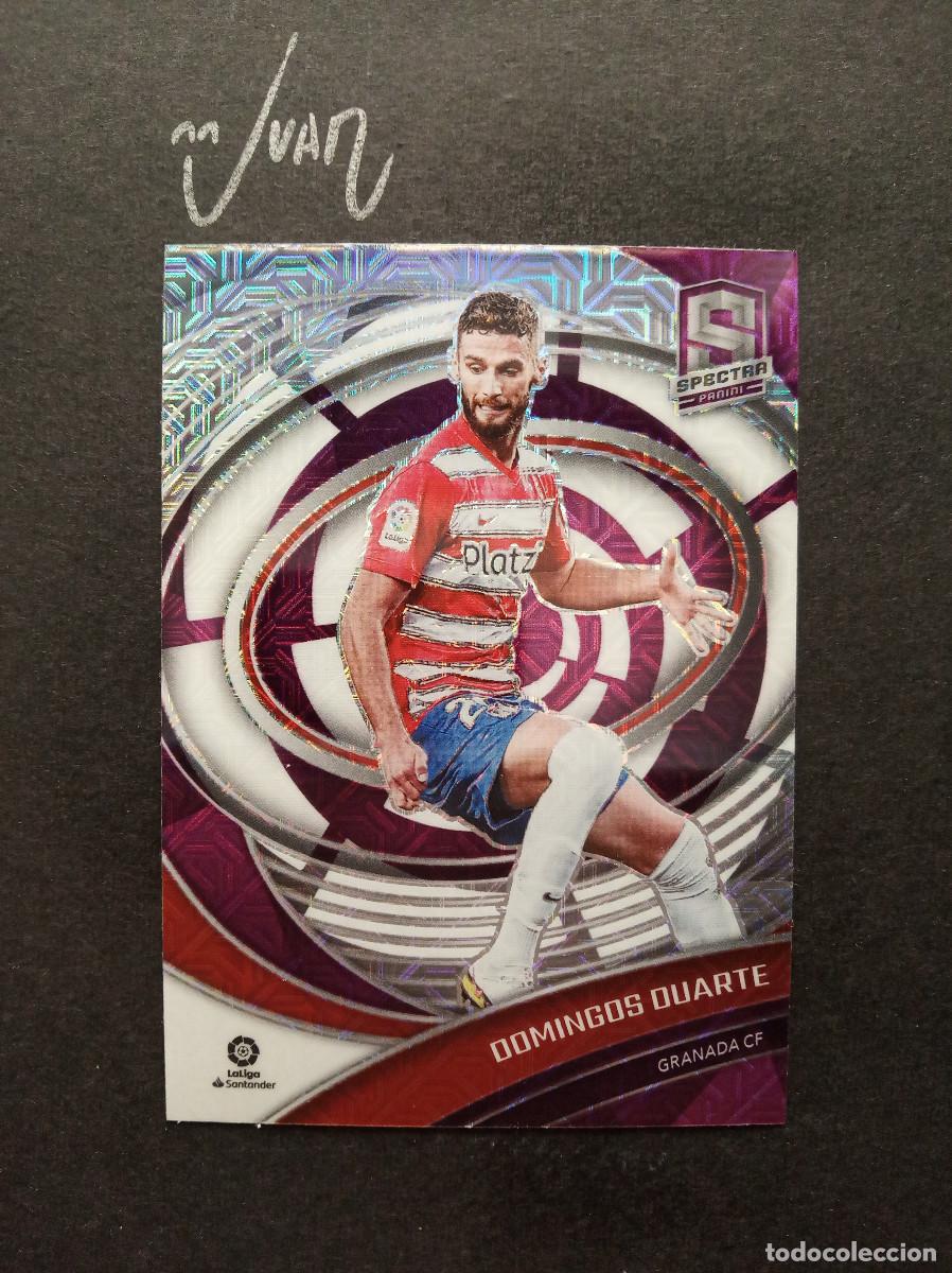 Cromos de Futebol: N&ordm; 255 PURPLE MOJO PRIZM DOMINGOS DUARTE GRANADA ⚽ PANINI &reg; CHRONICLES SPECTRA LIGA 2021 2022 21 22