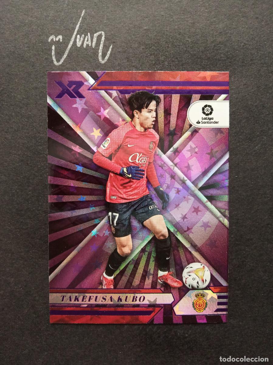 Fu&szlig;ball-Sticker: N&ordm; 127 PURPLE ASTRO TAKE KUBO MALLORCA JAPON ⚽ PANINI &reg; CHRONICLES XR LIGA 2021 2022 21 22 NUEVO