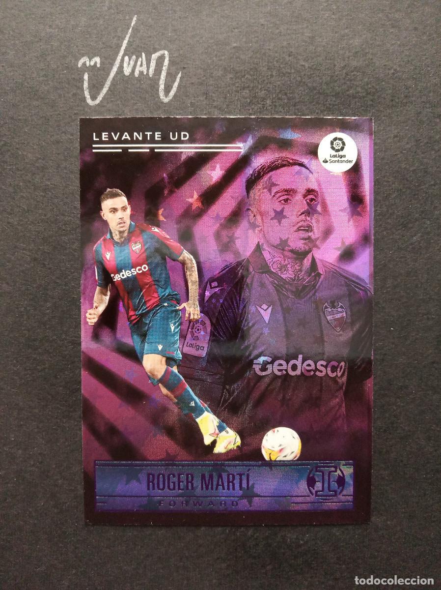 Cromos de f&uacute;tbol: N&ordm; 187 PURPLE ASTRO ROGER MARTI LEVANTE ⚽ PANINI &reg; CHRONICLES ILLUSIONS LIGA 2021 2022 21 22 NUEVO