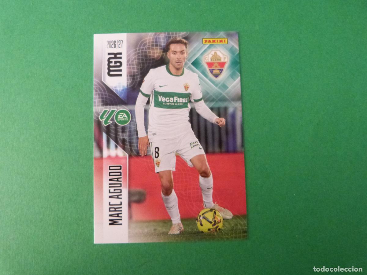 Cromos de f&uacute;tbol: TRADING CARD FUTBOL MARC AGUADO ELCHE C.F. N&ordm; 156 LIGA MEGACRACKS 2026-2027/26-27 PANINI