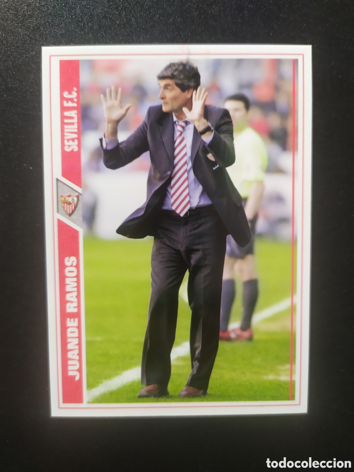 Cromos de f&uacute;tbol: Mundicromo fichas Liga 2007 2008 07 08 Juande Ramos n&deg; 58 Sevilla