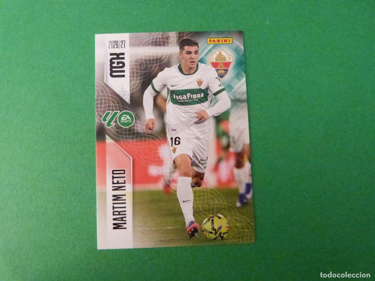 Cromos de f&uacute;tbol: TRADING CARD FUTBOL MARTIM NETO ELCHE C.F. N&ordm; 155 LIGA MEGACRACKS 2026-2027/26-27 PANINI