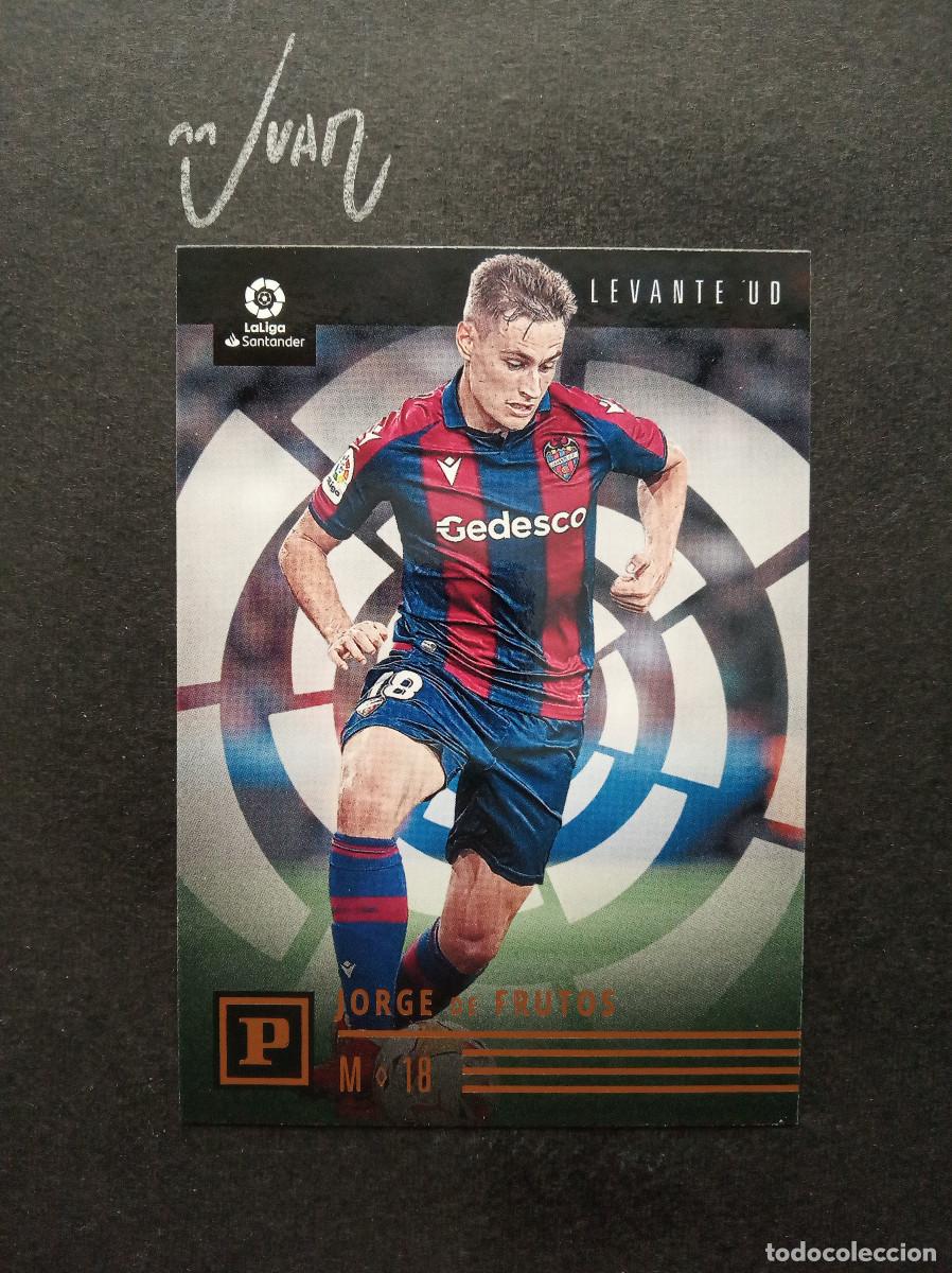Cromos de f&uacute;tbol: 32 JORGE DE FRUTOS LEVANTE UD ESPA&Ntilde;A RAYO VALLECANO ⚽ PANINI &reg; CHRONICLES LIGA 2021 2022 21 22 NUEVO