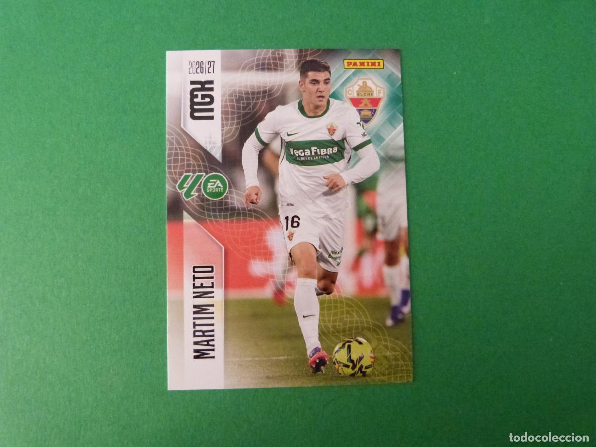 Cromos de f&uacute;tbol: TRADING CARD FUTBOL MARTIM NETO ELCHE C.F. N&ordm; 155 LIGA MEGACRACKS 2026-2027/26-27 PANINI