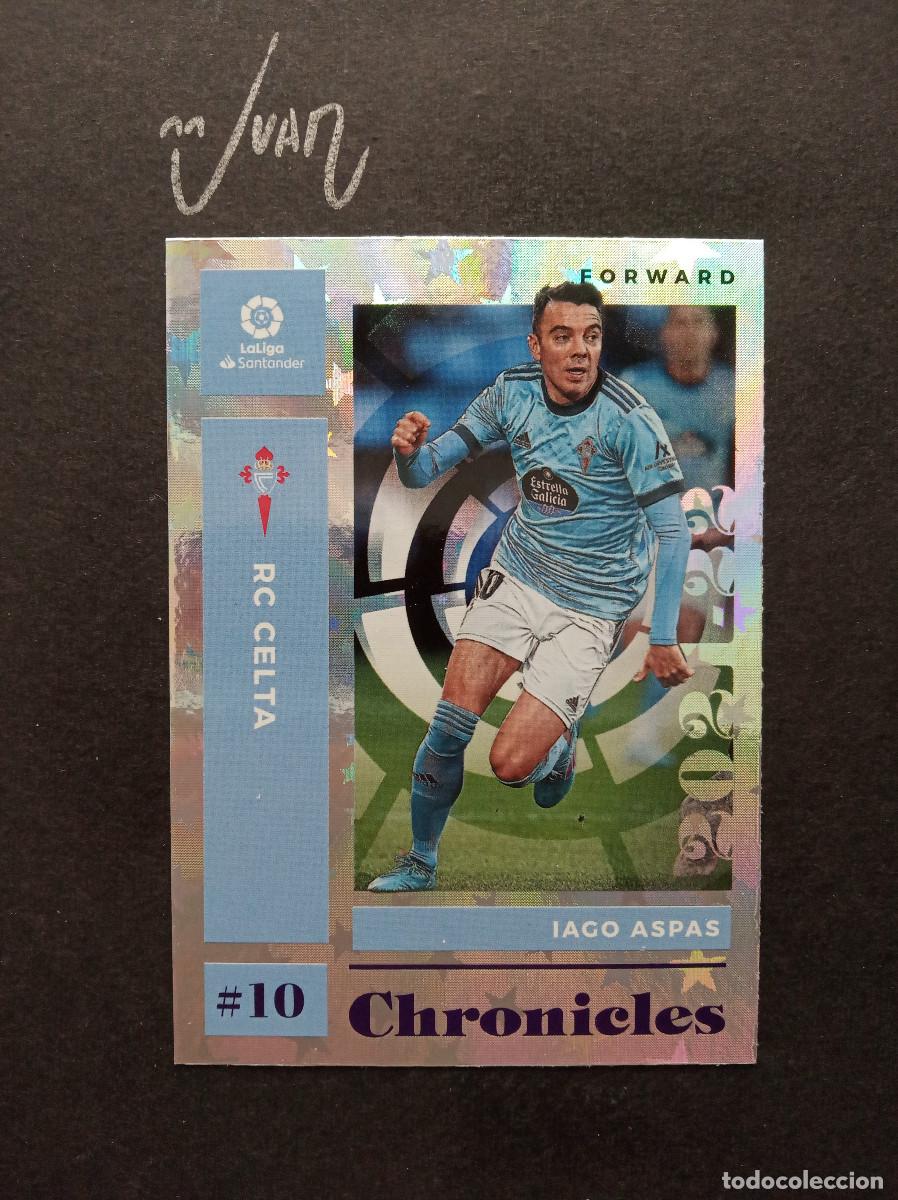 Cromos de f&uacute;tbol: N&ordm; 15 PURPLE ASTRO IAGO ASPAS RC CELTA VIGO ESPA&Ntilde;A ⚽ PANINI &reg; CHRONICLES LIGA 2021 2022 21 22 NUEVO