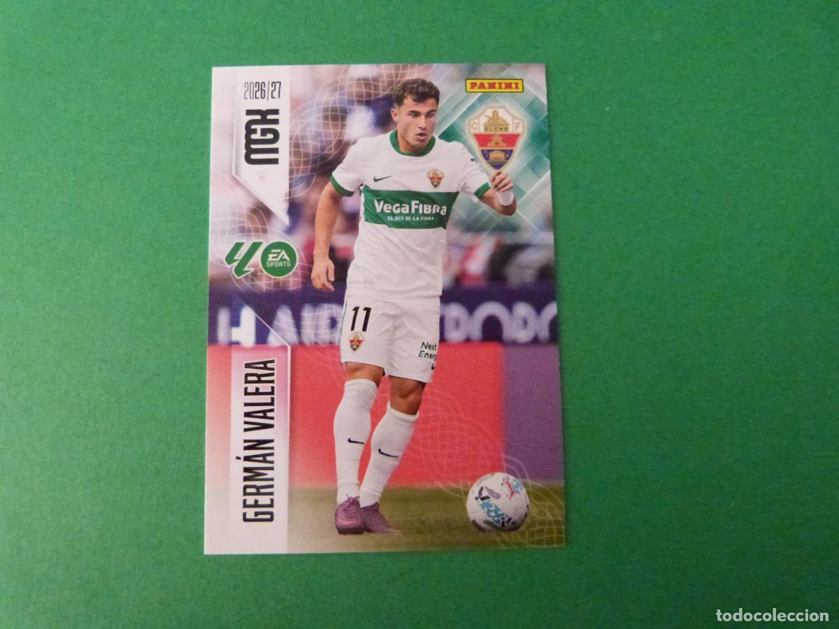 Cromos de f&uacute;tbol: TRADING CARD FUTBOL GERMAN VALERA ELCHE C.F. N&ordm; 153 LIGA MEGACRACKS 2026-2027/26-27 PANINI