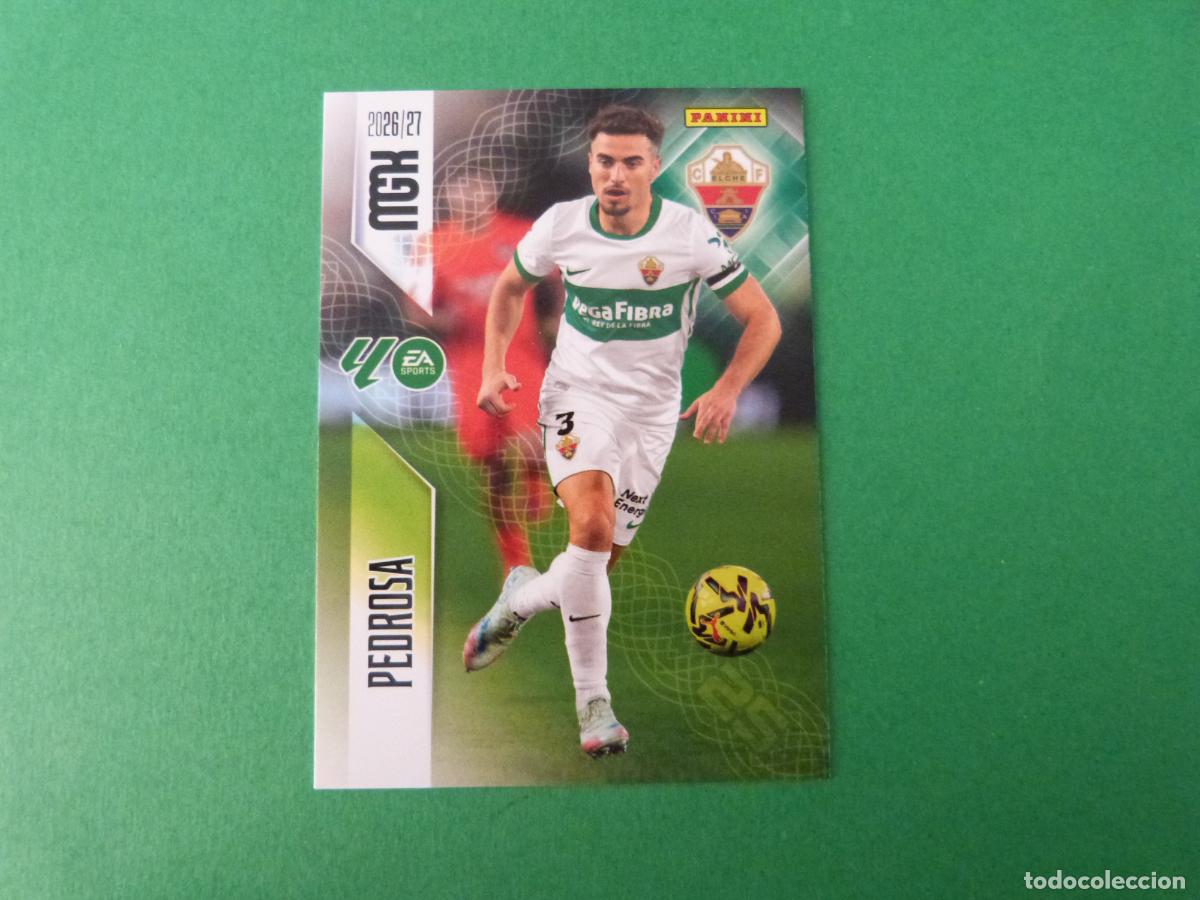 Cromos de f&uacute;tbol: TRADING CARD FUTBOL PEDROSA ELCHE C.F. N&ordm; 152 LIGA MEGACRACKS 2026-2027/26-27 PANINI