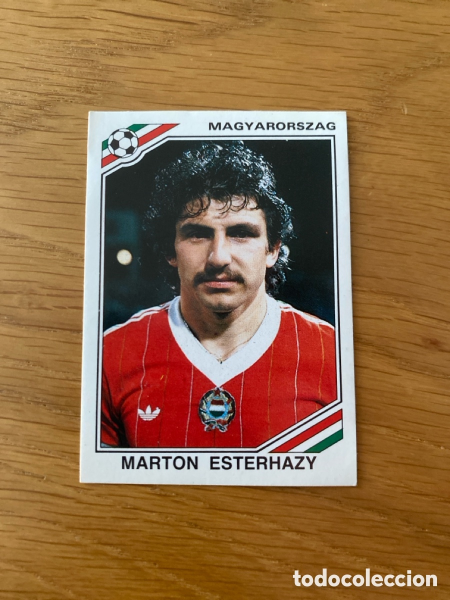 Football Stickers: Cromo panini mundial Mexico 86 n&uacute;mero 215 Esterhazy - Sticker album world cup 1986