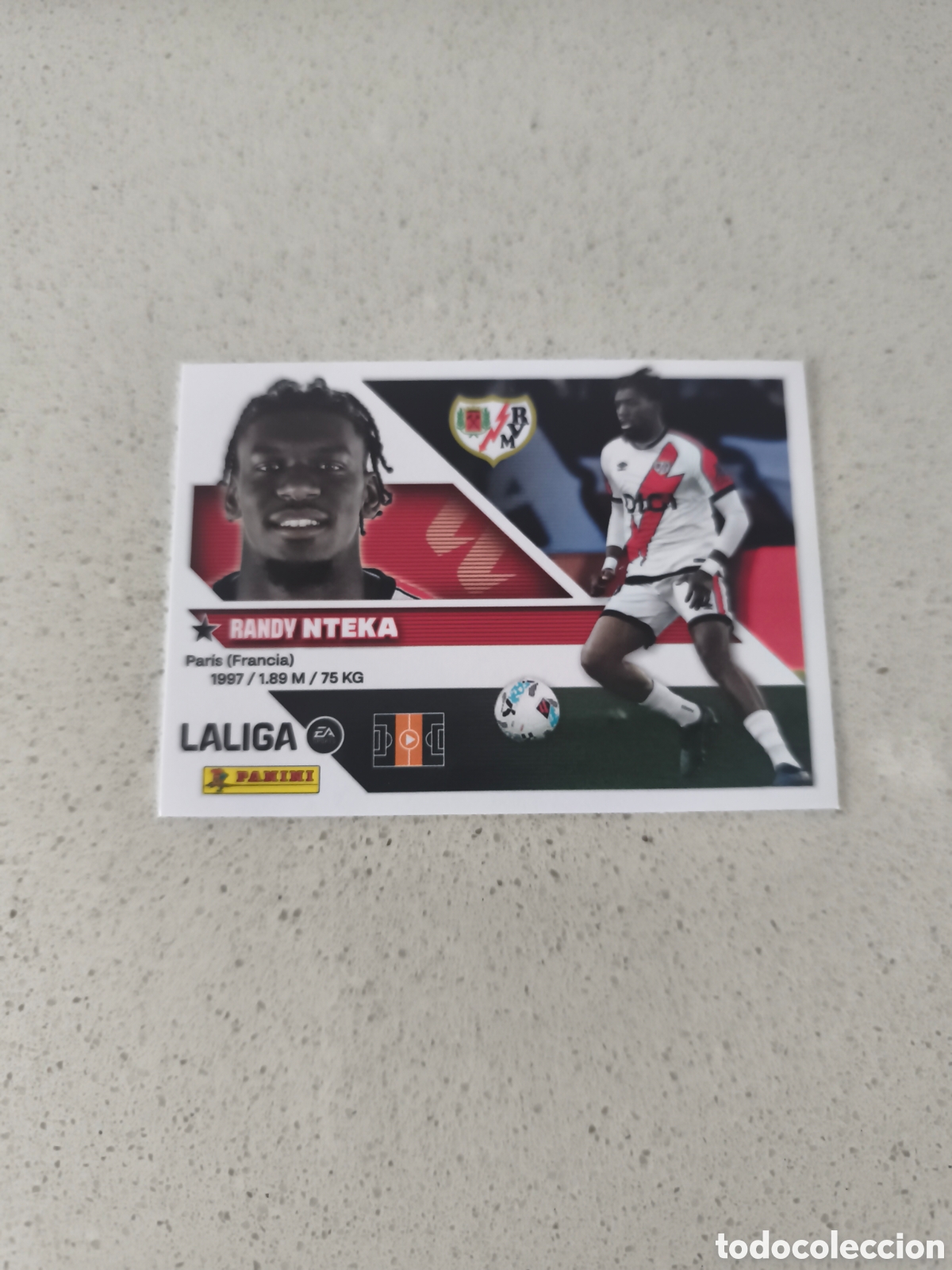 Football Stickers: CROMO N&Uacute;MERO 11B NTEKA RAYO VALLECANO. LIGA ESTE 26/27. PANINI.