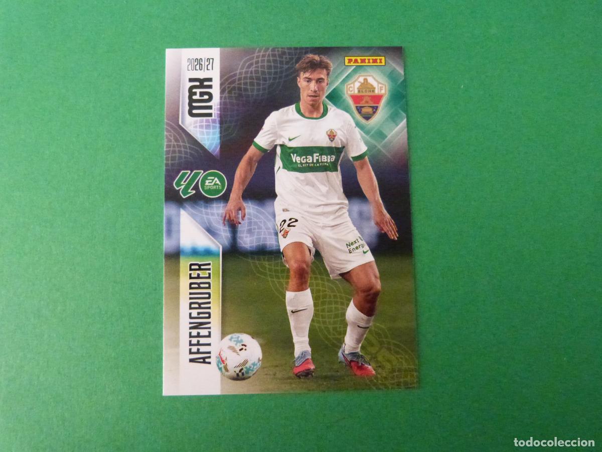 Football Stickers: TRADING CARD FUTBOL AFFENGRUBER ELCHE C.F. N&ordm; 151 LIGA MEGACRACKS 2026-2027/26-27 PANINI