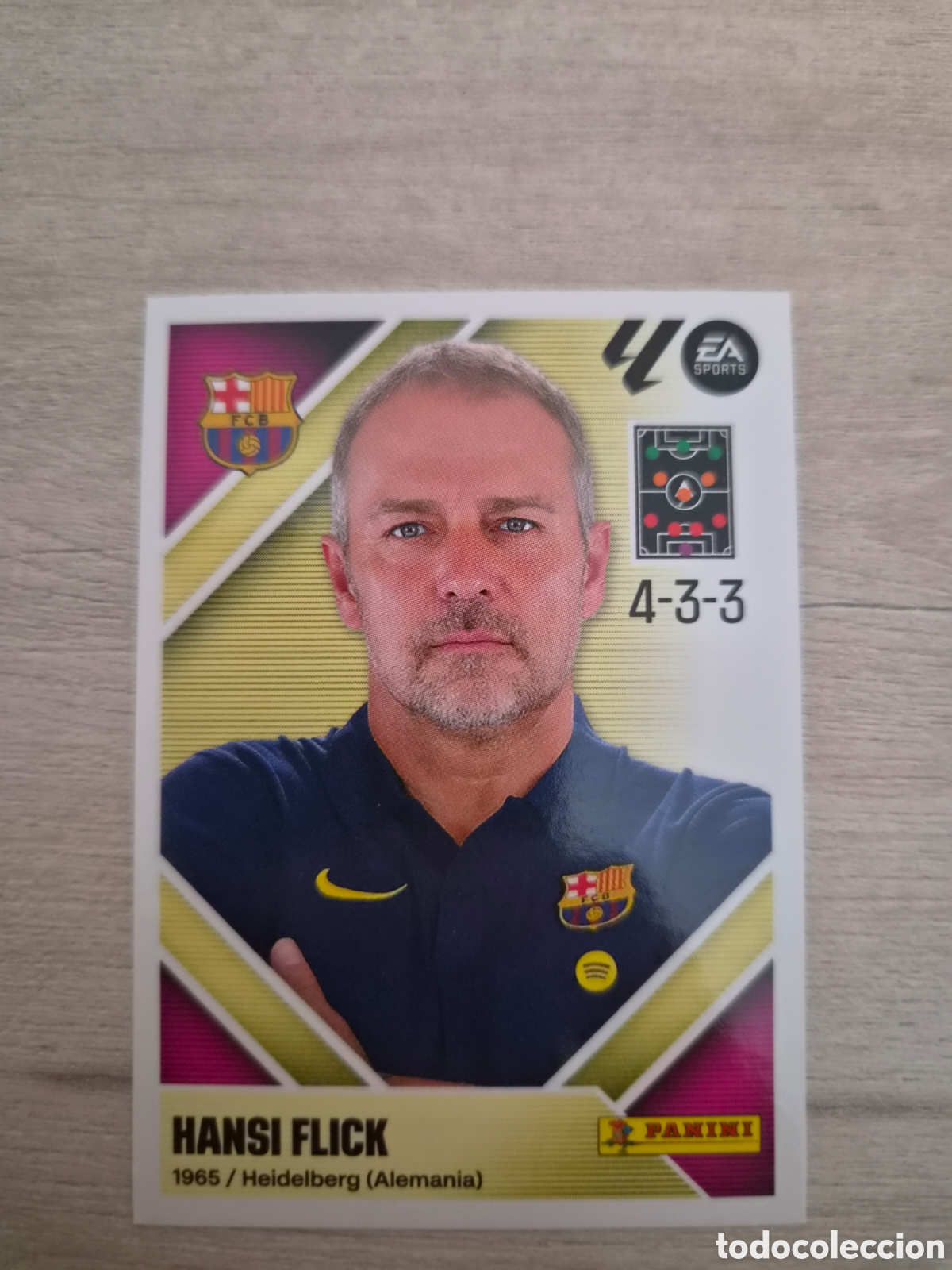 Cromos de f&uacute;tbol: N&deg;2 FC Barcelona Hansi Flick Liga Este 26/27