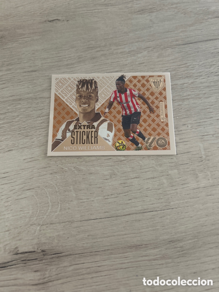 Cromos de f&uacute;tbol: Nico Williams Athletic Club Bronce Extra Sticker Liga Este 2026/27 26-27 Panini