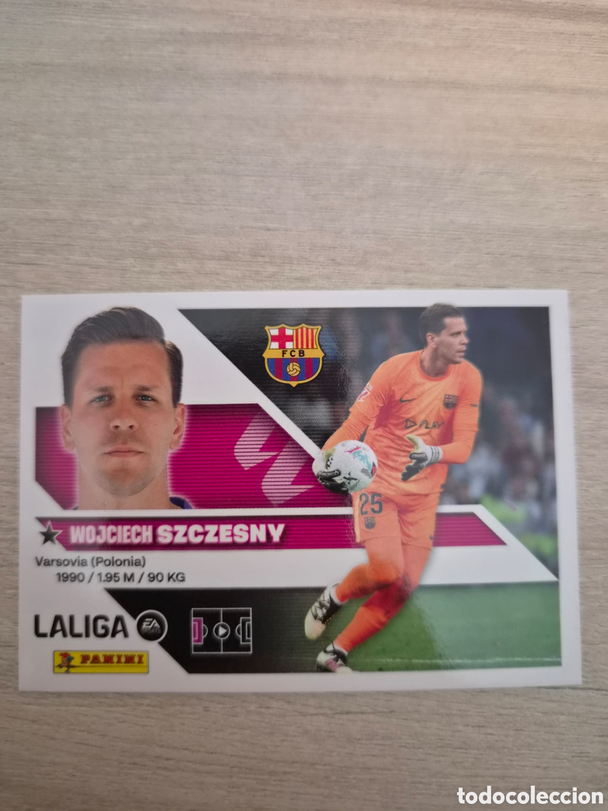 Cromos de f&uacute;tbol: N&deg;4 FC Barcelona Szczesny Liga Este 26/27