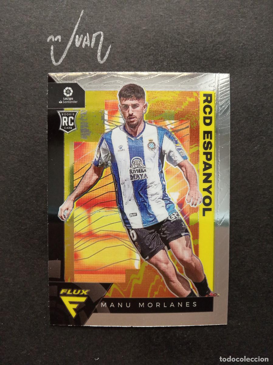 Cromos de f&uacute;tbol: N&ordm; 282 ROOKIE MANU MORLANES RCD ESPANYOL ⚽ PANINI &reg; CHRONICLES FLUX LIGA 2021 2022 21 22 NUEVO