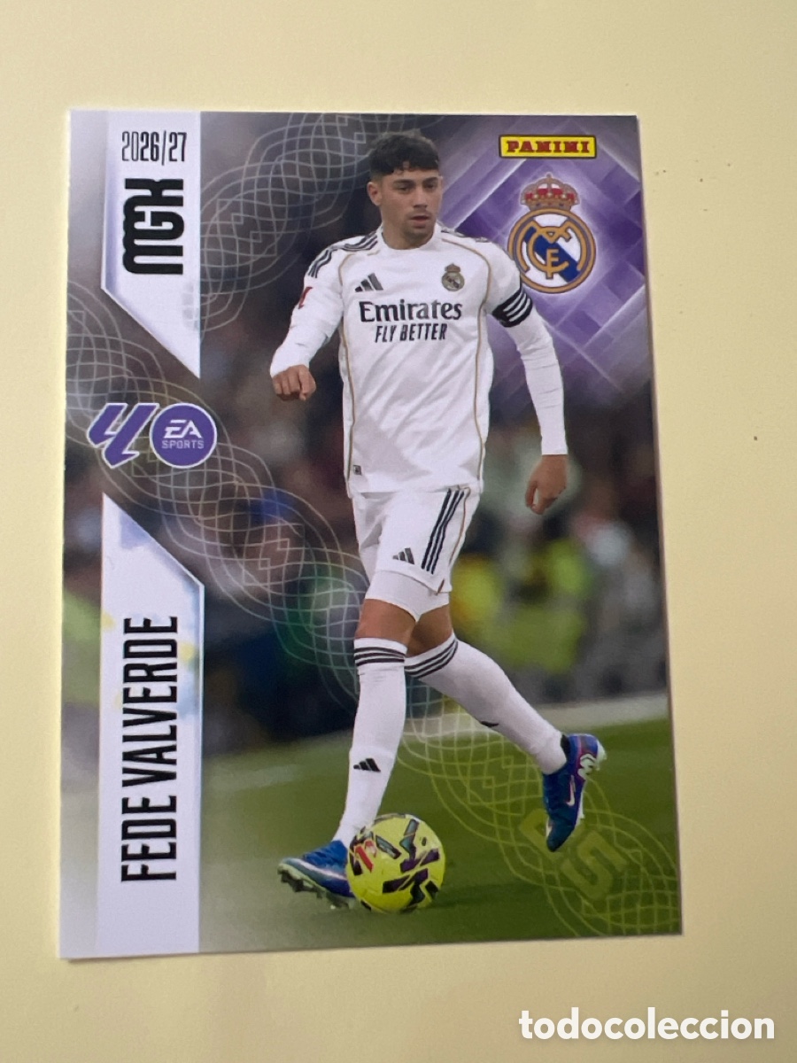 Cromos de f&uacute;tbol: C5346. 226 FEDE VALVERDE MEGACRACKS MGK 2026 2027 26 27 REAL MADRID