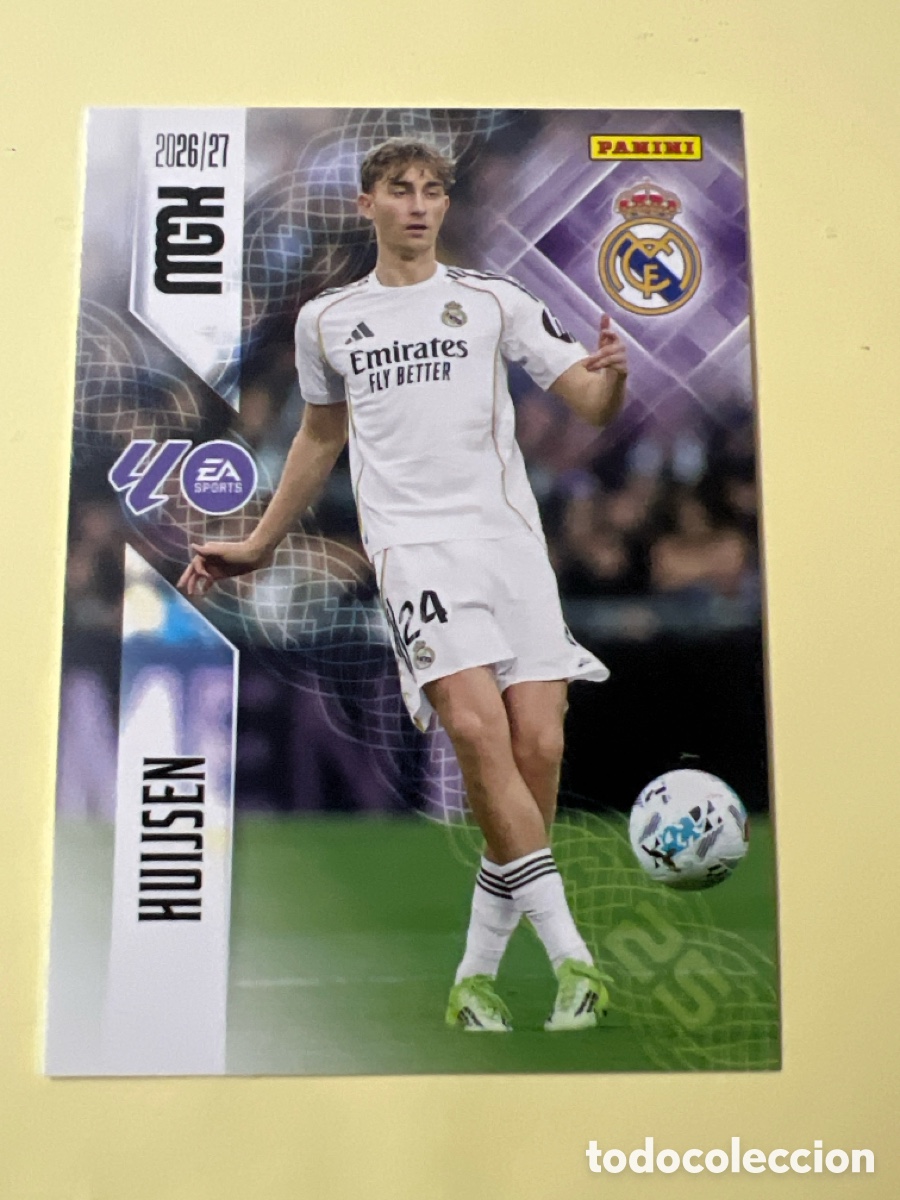 Cromos de f&uacute;tbol: C5370. 222 HJUISEN MEGACRACKS MGK 2026 2027 26 27 REAL MADRID