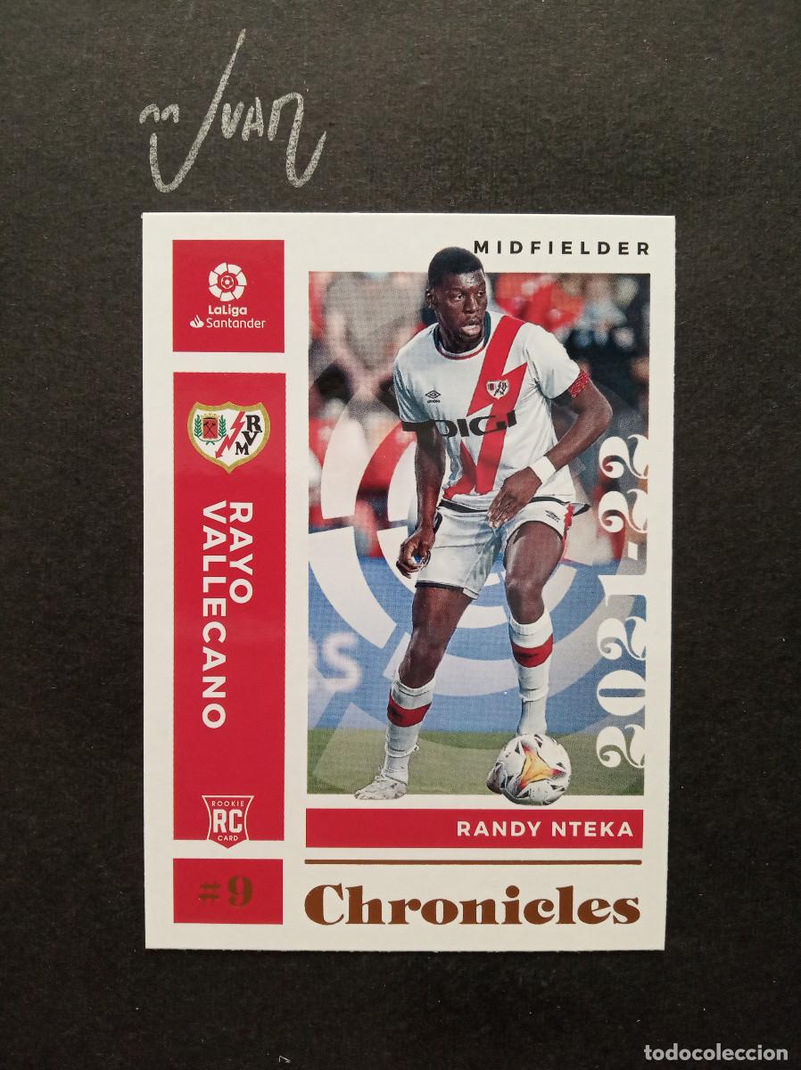 Cromos de Futebol: N&ordm; 13 ROOKIE RANDY NTEKA RAYO VALLECANO ⚽ PANINI &reg; CHRONICLES LIGA 2021 2022 21 22 NUEVO