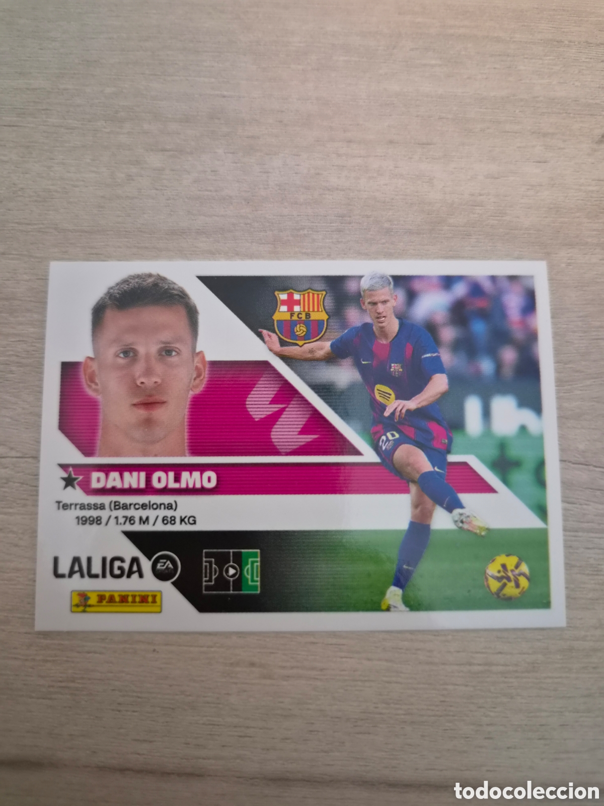 Cromos de Futebol: N&deg;17 FC Barcelona Dani Olmo Liga Este 26/27