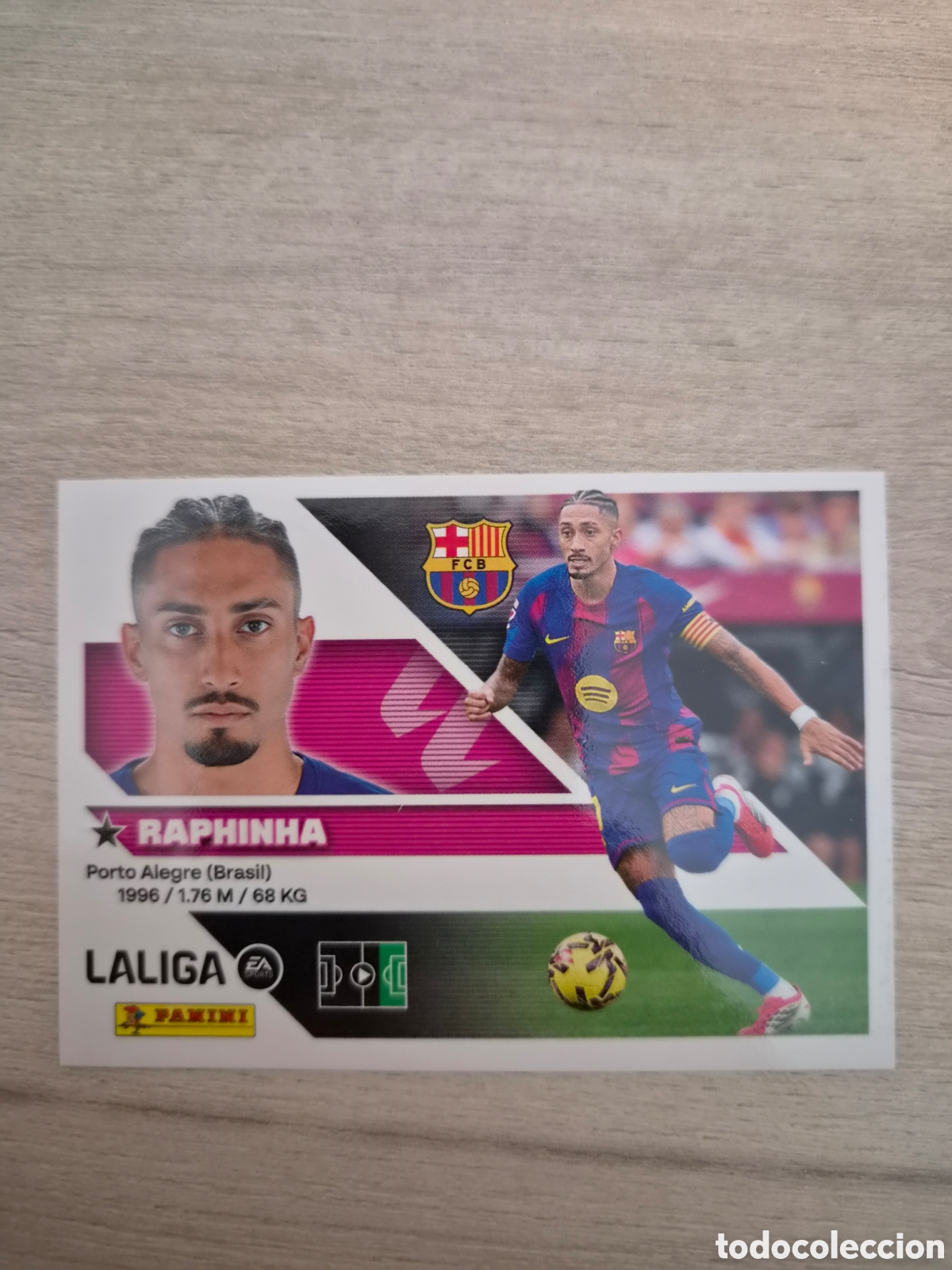 Fu&szlig;ball-Sticker: N&deg;19 FC Barcelona Raphinha Liga Este 26/27