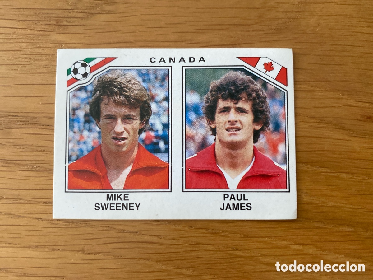 Fu&szlig;ball-Sticker: Cromo panini mundial Mexico 86 n&uacute;mero 224 Sweeney/James - Sticker album world cup 1986
