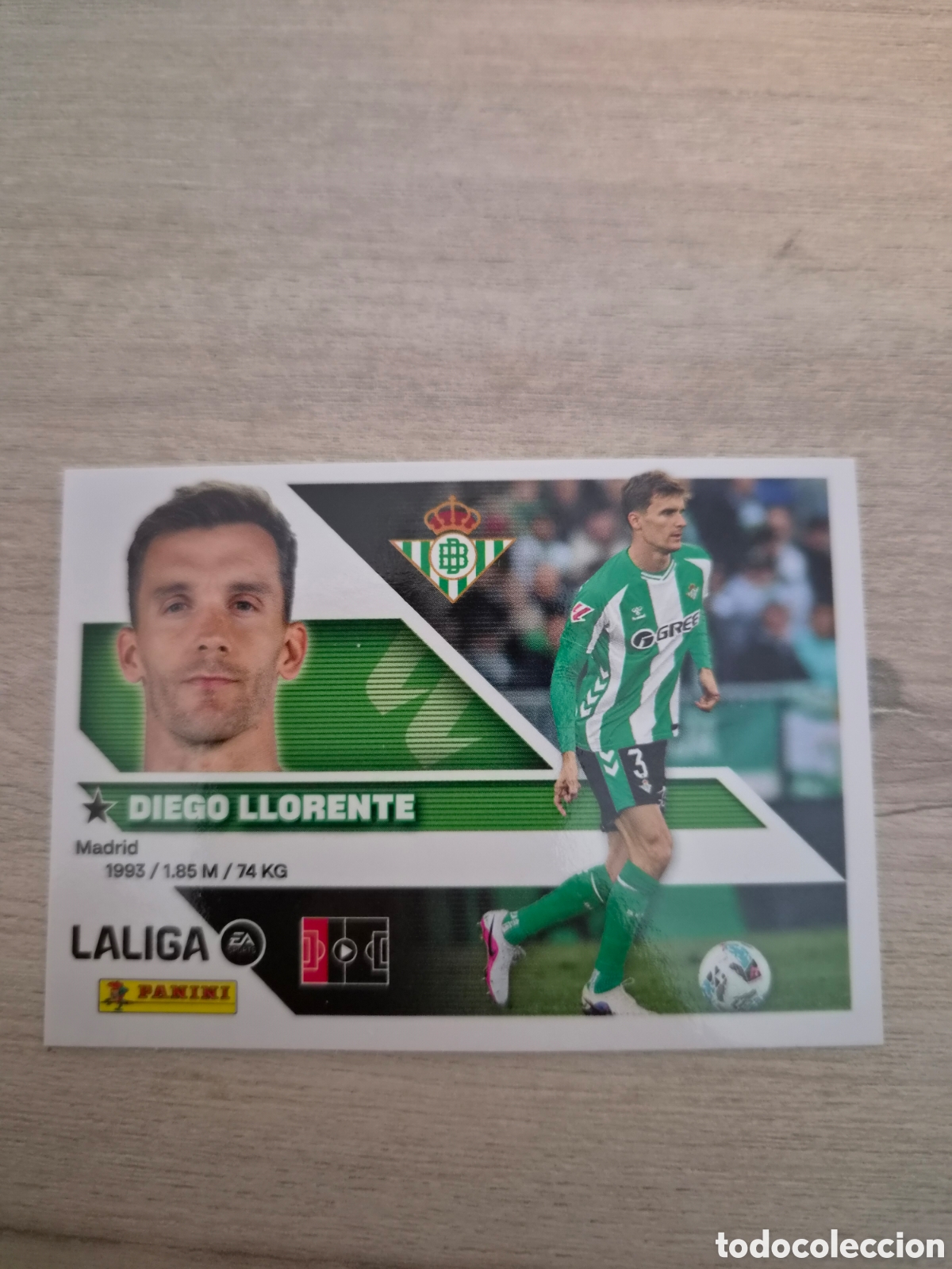 Cartes &agrave; collectionner de Football: N&deg;6 Betis Diego Llorente Liga Este 26/27