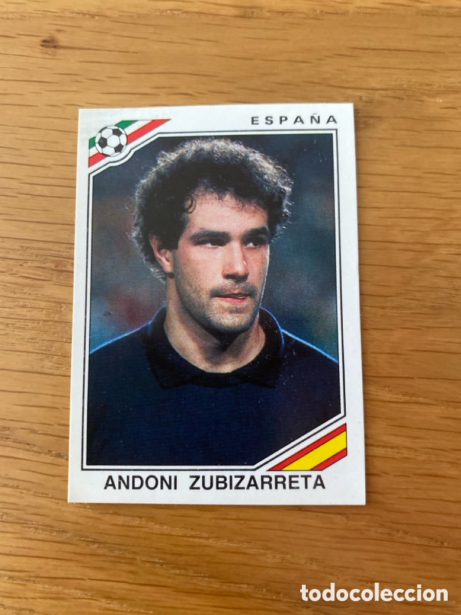 Cromos de Futebol: Cromo panini mundial Mexico 86 n&uacute;mero 258 Zubizarreta - Sticker album world cup 1986 Spain
