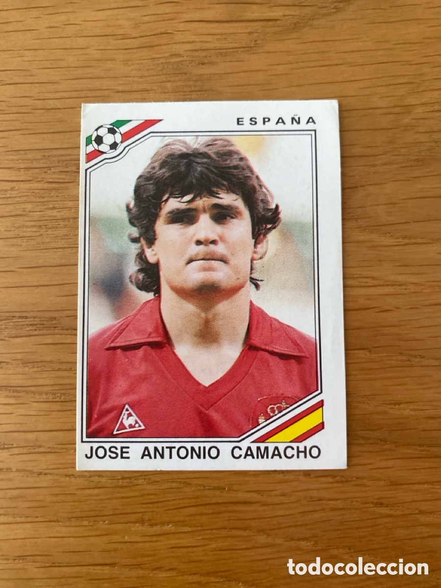 Figurine di Calcio: Cromo panini mundial Mexico 86 n&uacute;mero 262 Camacho - Sticker album world cup 1986