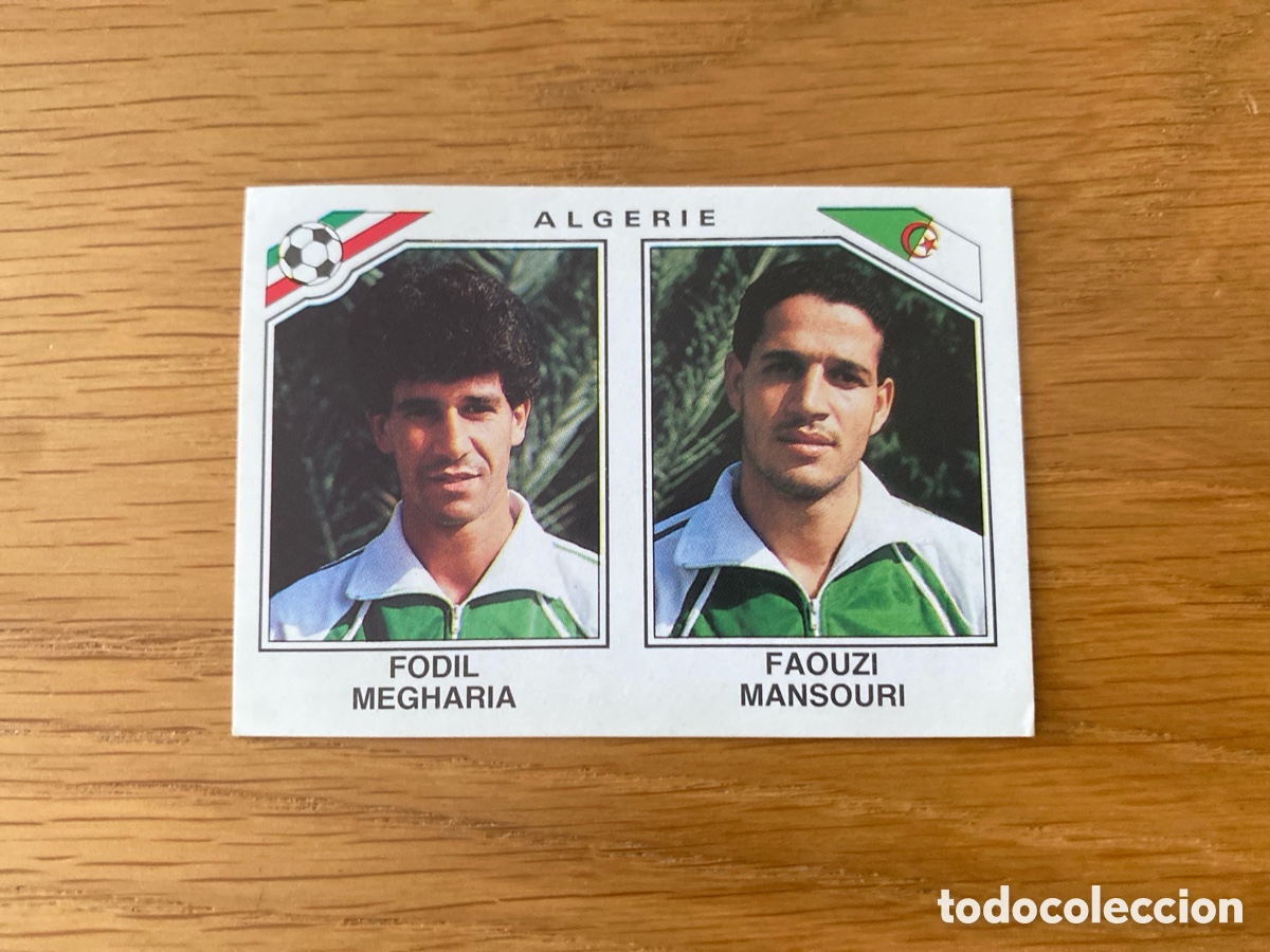 Fu&szlig;ball-Sticker: Cromo panini mundial Mexico 86 n&uacute;mero 232 Megharia/Mansouri - Sticker album world cup 1986