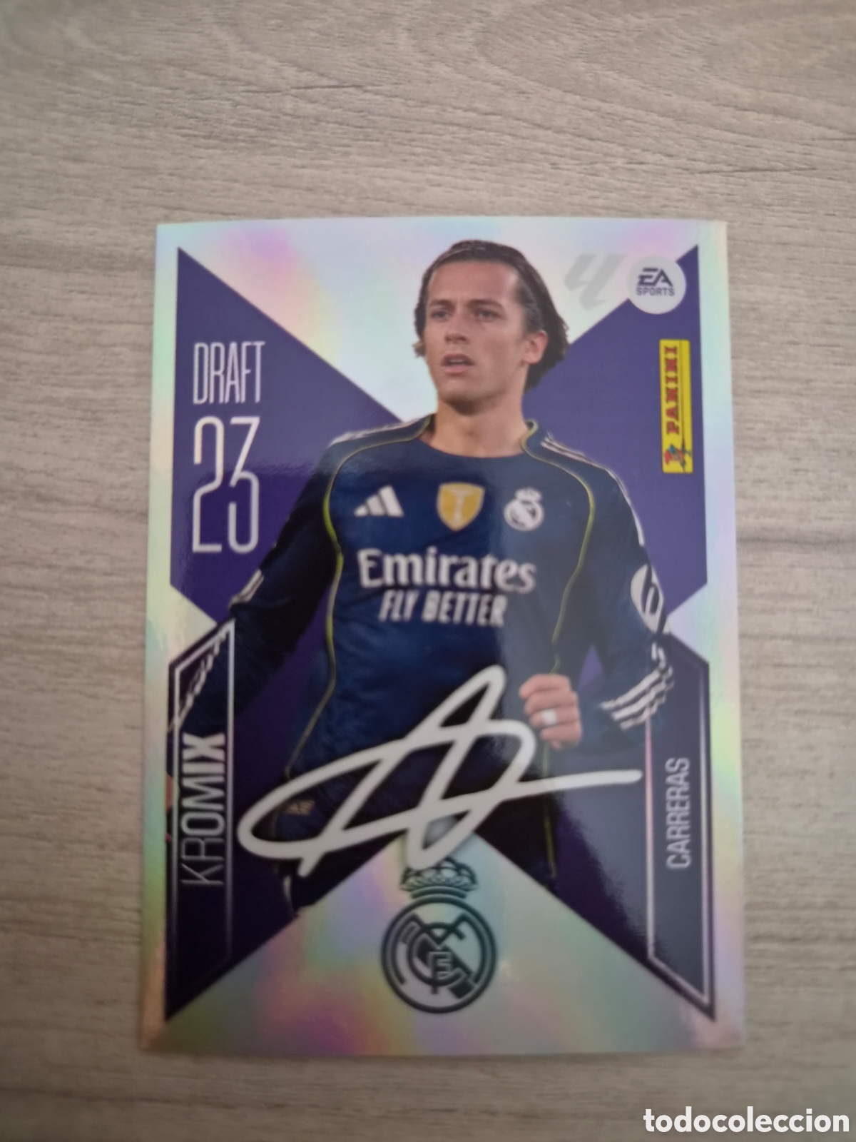 Cromos de f&uacute;tbol: N&deg;K5 Kromix Draft Carreras Liga Este 26/27