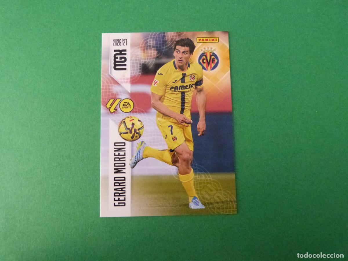 Cromos de f&uacute;tbol: TRADING CARD FUTBOL GERARD MORENO VILLARREAL C.F. N&ordm; 378 LIGA MEGACRACKS 2026-2027/26-27 PANINI