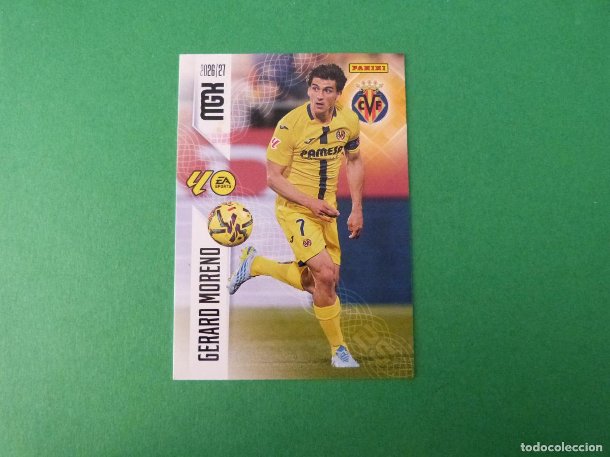 Cromos de f&uacute;tbol: TRADING CARD FUTBOL GERARD MORENO VILLARREAL C.F. N&ordm; 378 LIGA MEGACRACKS 2026-2027/26-27 PANINI