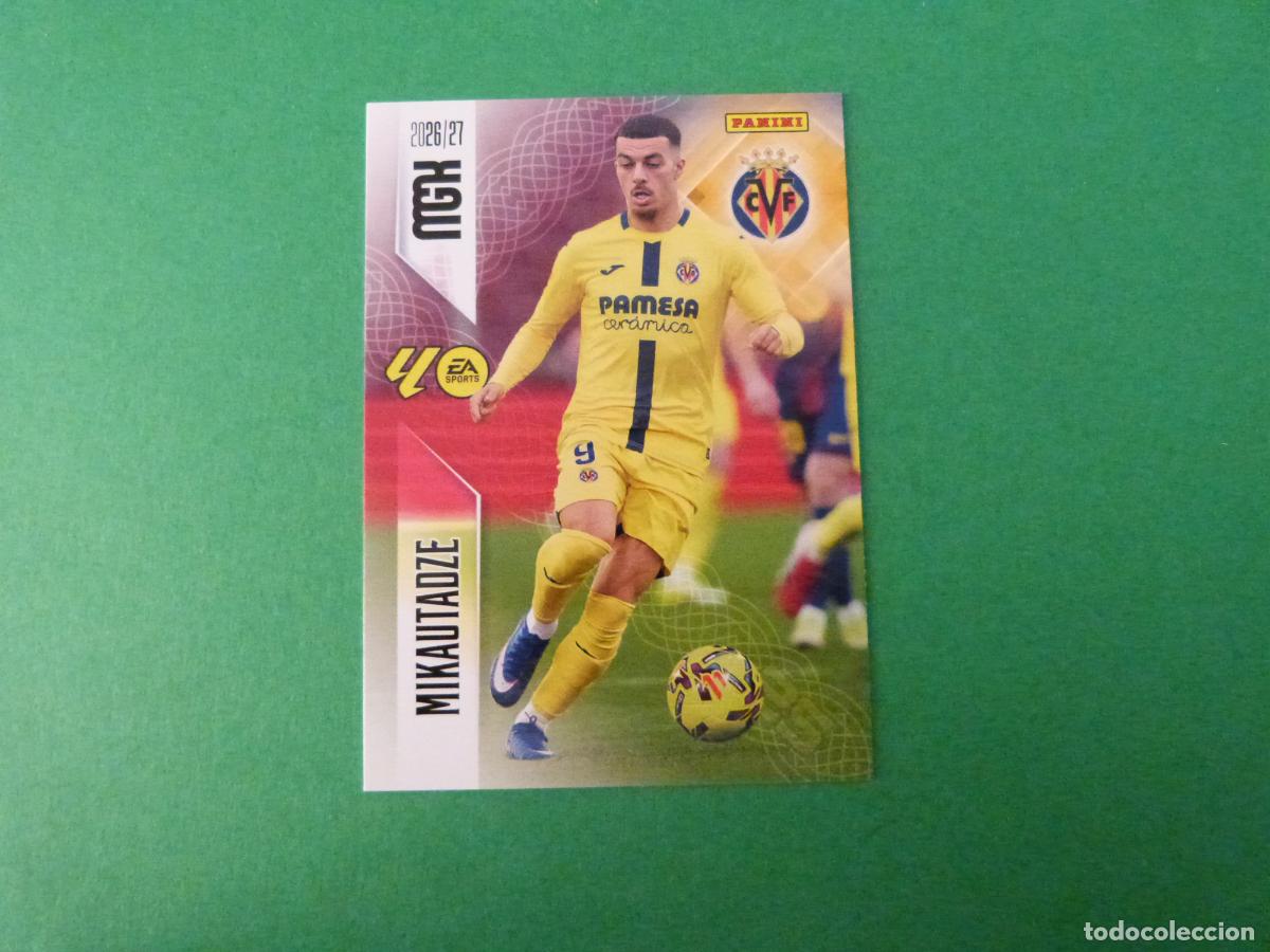 Cromos de Futebol: TRADING CARD FUTBOL MIKAUTADZE VILLARREAL C.F. N&ordm; 376 LIGA MEGACRACKS 2026-2027/26-27 PANINI