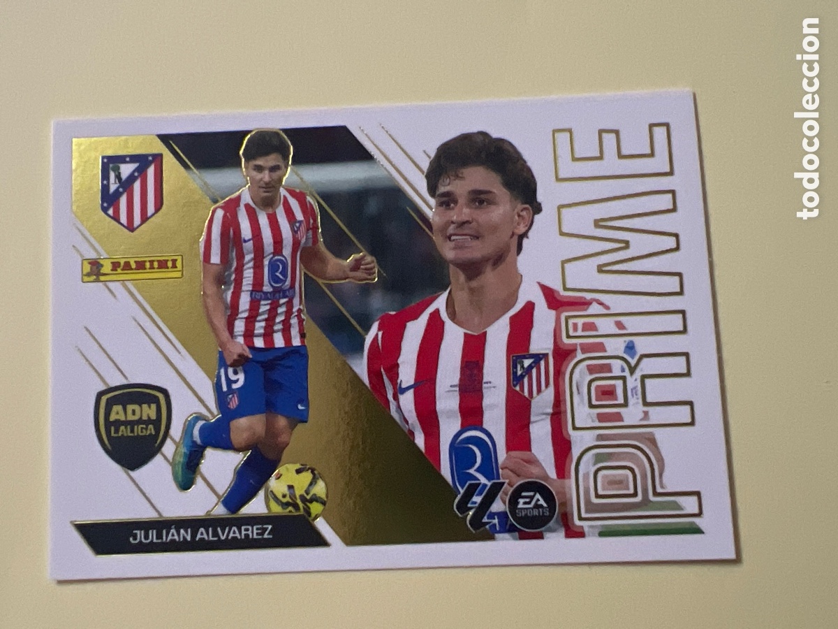 Cromos de Futebol: C5382. Julian Alvarez 5 Prime ADN LaLiga Atl&eacute;tico de Madrid Liga Este 2026/27 26-27 Panini